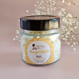 Baume chantilly Nuage de karité Monoï 120 g – texture fouettée nourrissante au parfum solaire, artisanal en Suisse
