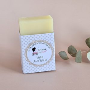 savon saponifie a froid lait avoine bio sans parfum