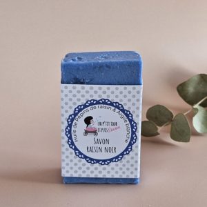 savon saponifie a froid raisin noir artisanal