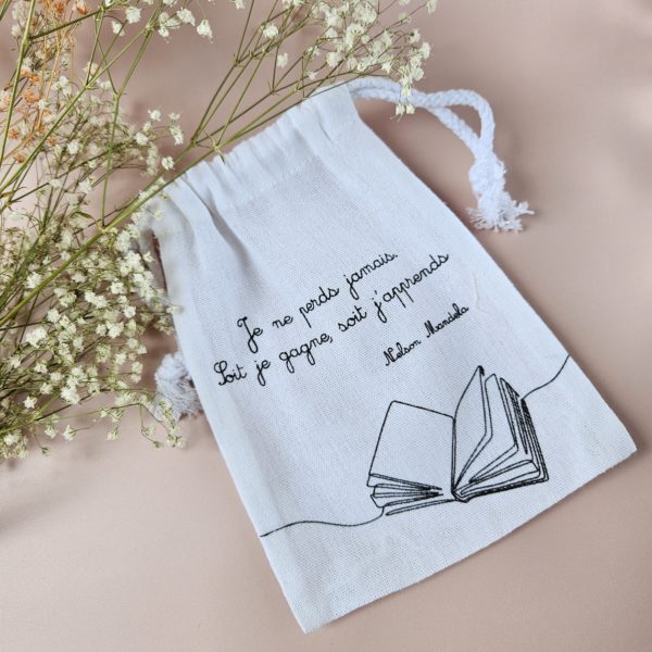 Pochon en coton avec message imprimé - Cadeau à composer soi-même – Image 7
