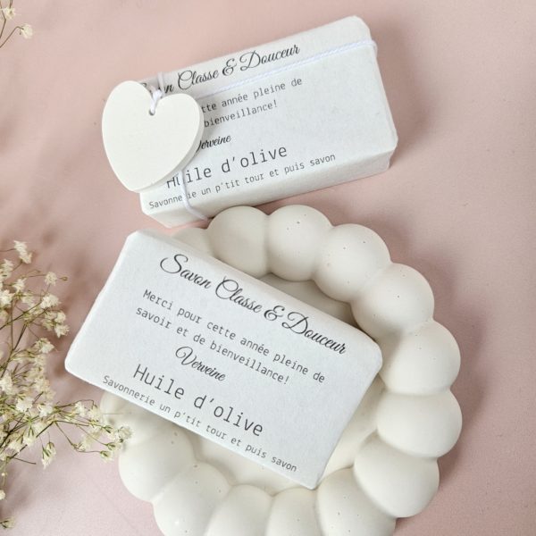 Savon classe & douceur (Merci maître, maîtresse, nounou)