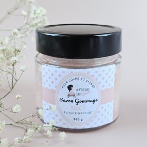 Savon gommage mangue 2 en 1