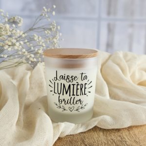 bougie esprit gothique message-laisse ta lumière briller