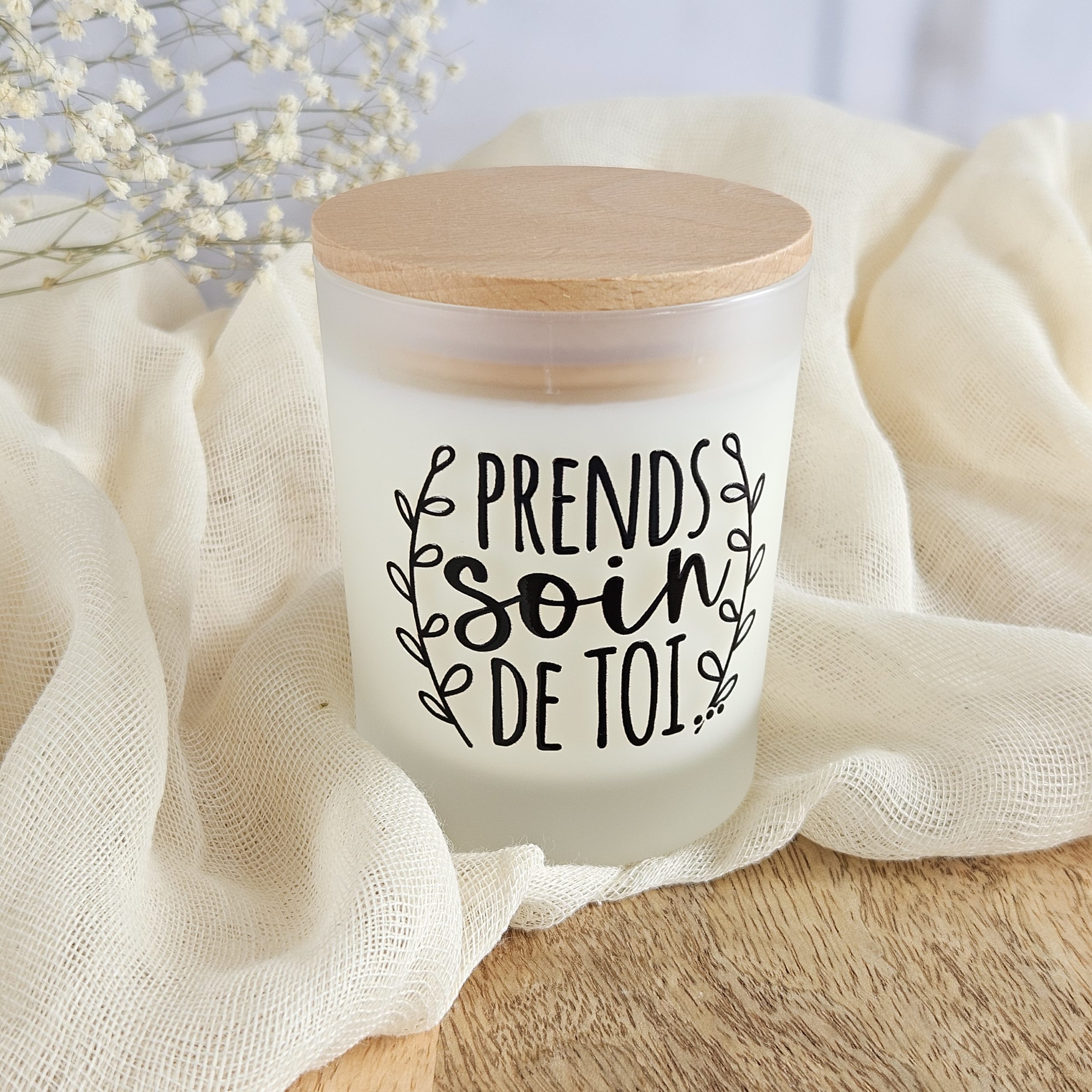 bougie esprit gothique message-prends soin de toi