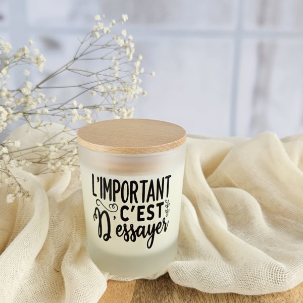 Bougie Sous les étoiles, message