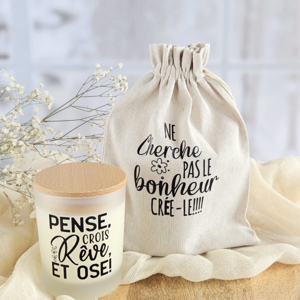 bougie sous les étoiles message-pense crois rêve et ose