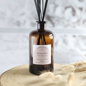 Diffuseur de parfum Mlle Lola Élixir de Soie flacon apothicaire 500 ml