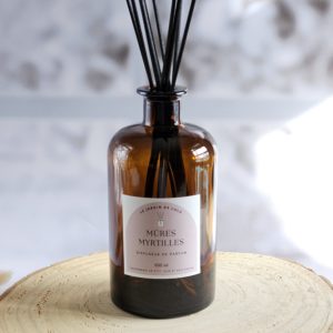 Diffuseur de parfum mûres myrtilles Délice Fruité flacon apothicaire 500 ml